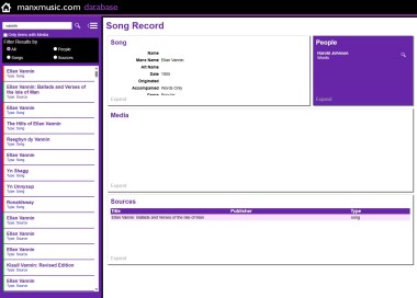 Manx Music DB