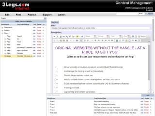 3 Legs Web CMS
